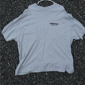Fear of God Essentials Light Gray Tee